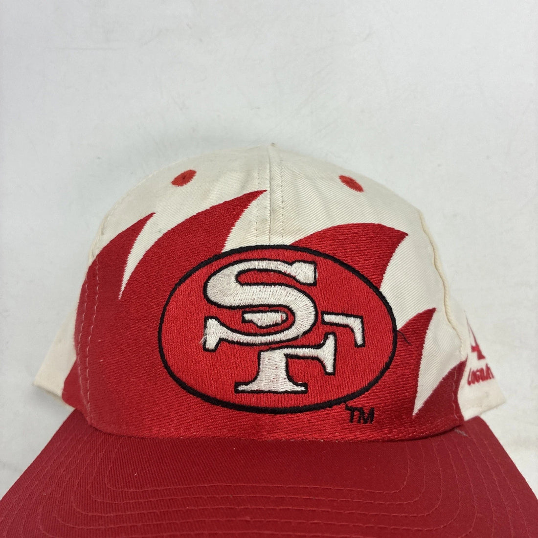 Vintage San Francisco 49ers Logo Athletic Sharktooth Snapback Hat OSFA NFL