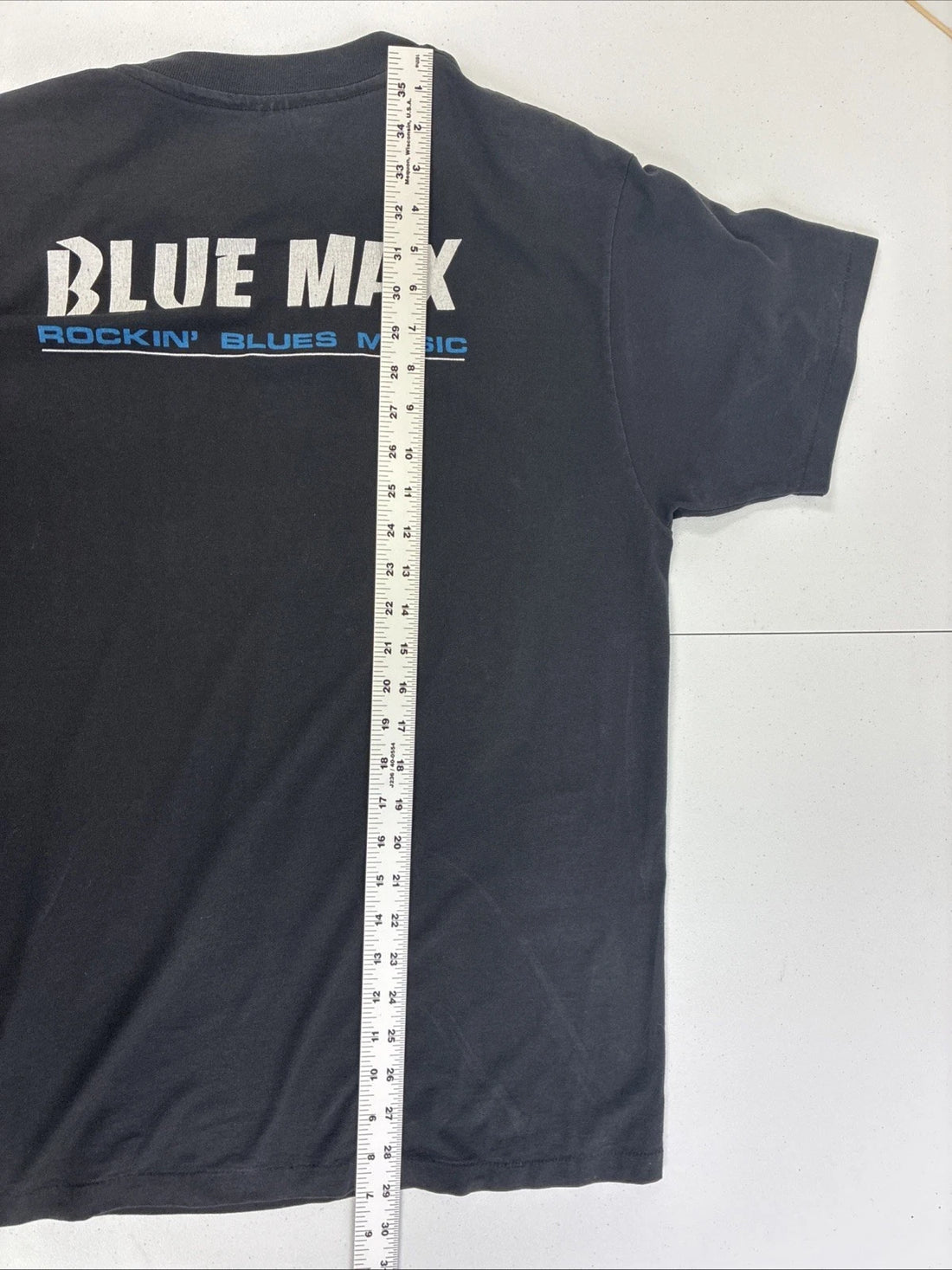 Vintage Blue Max Howard Guitar Luedtke T-Shirt Size Large