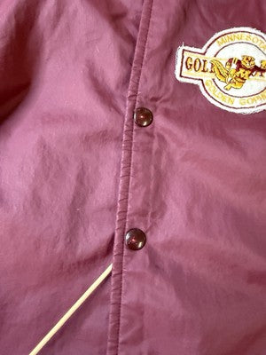 Vintage Minnesota Golden Gophers Chalk Line Light Bomber Jacket Medium 90s NCAA