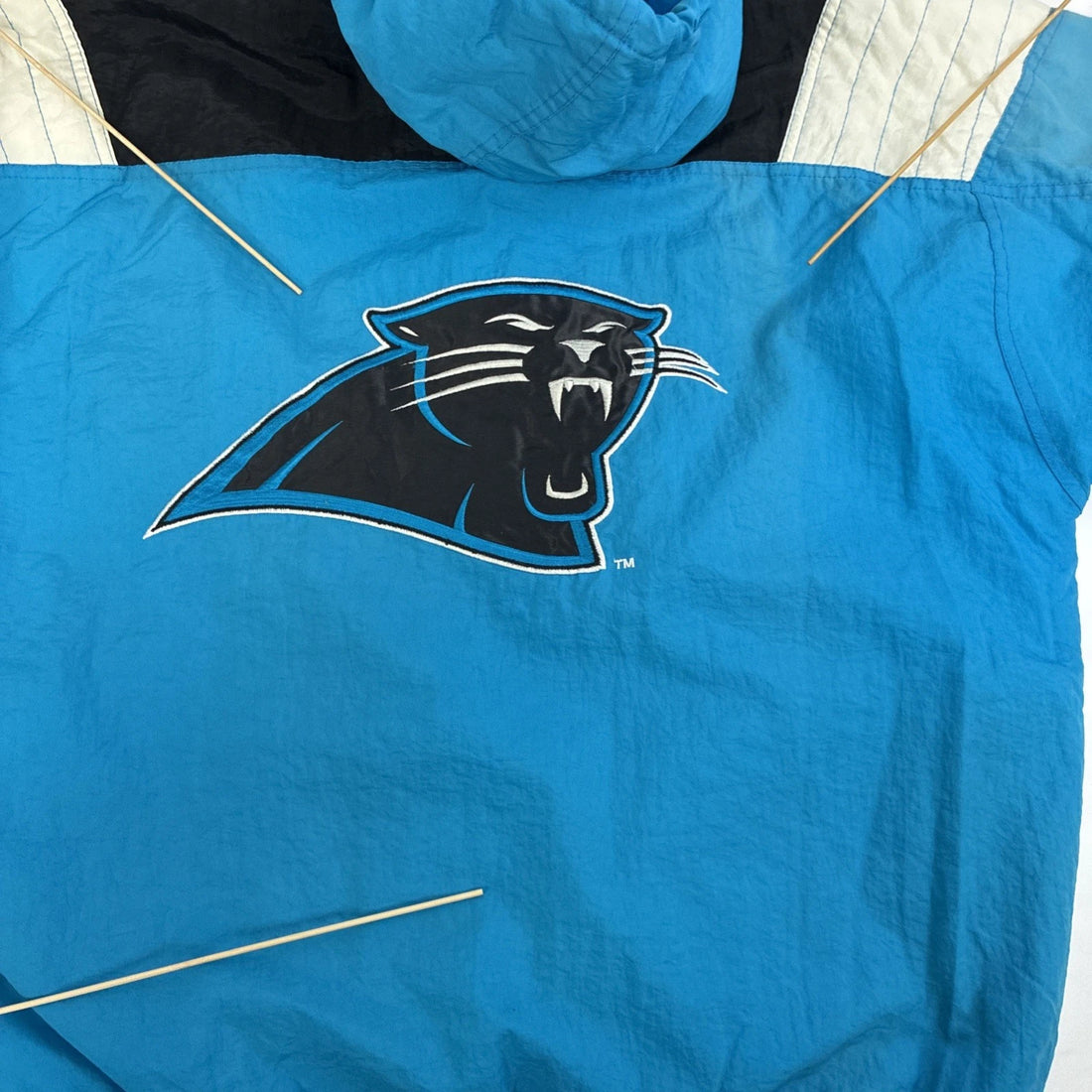 Carolina Panthers Starter Puffer Jacket Size Large Vintage 90s NFL