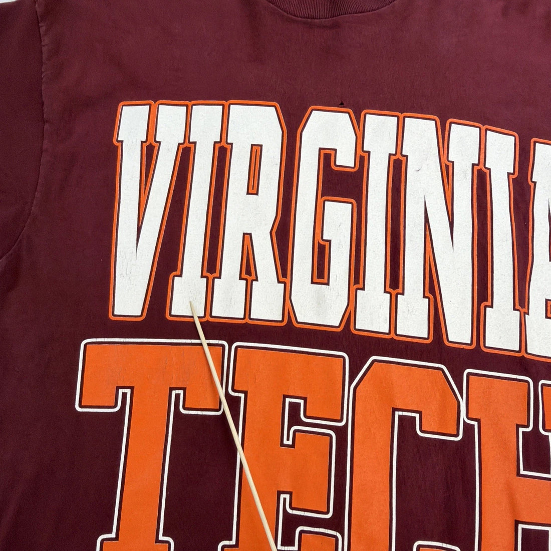 Vintage Virginia Tech Hokies T-Shirt Size Large NCAA