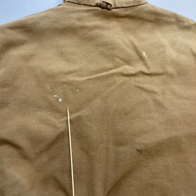 Vintage Carhartt Canvas Work Bomber Jacket Size 2XL J04 BRN