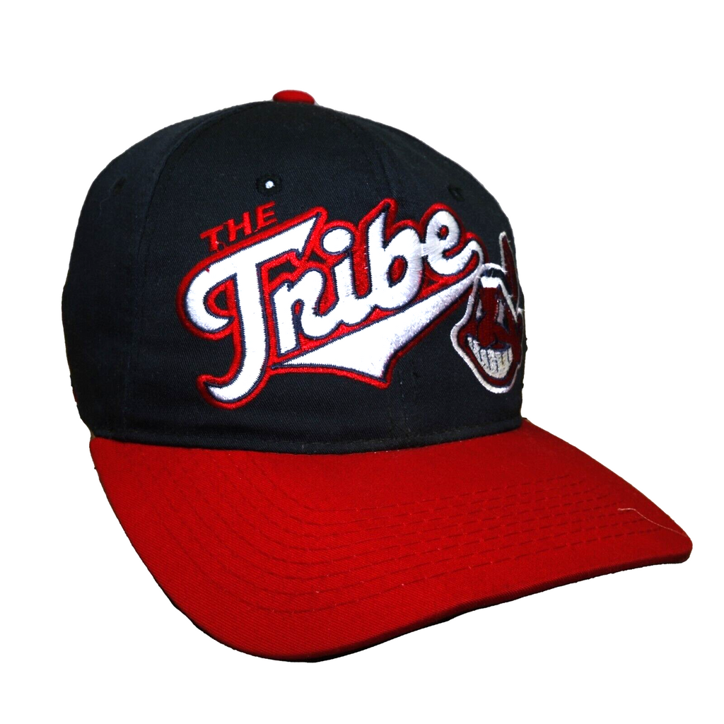 Vintage Cleveland Indians The Tribe Starter Snapback Hat OSFA