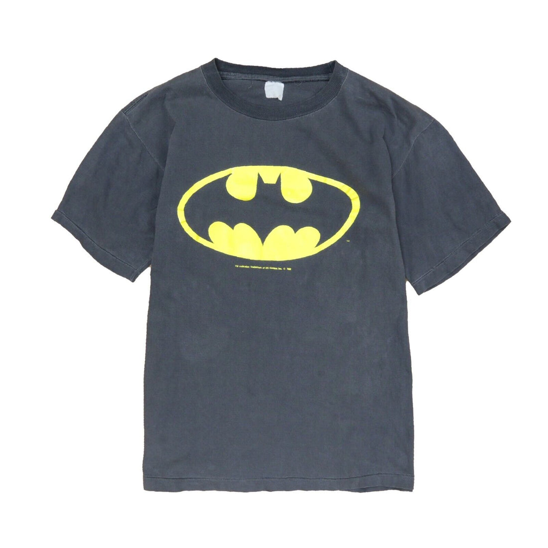 Vintage Batman DC Comics T-Shirt Size Small Bat Signal 1982 80s