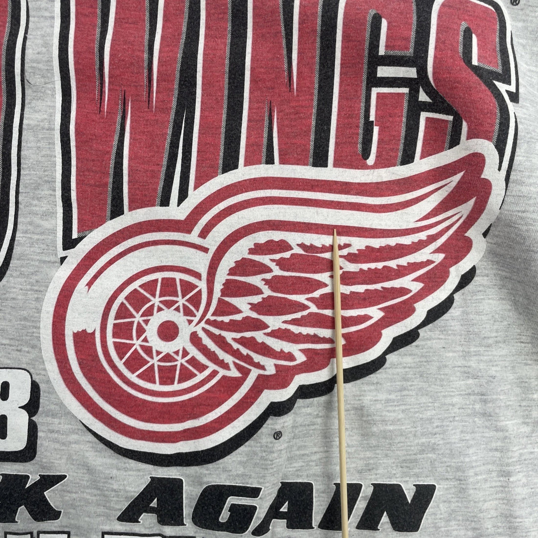 Vintage Detroit Red Wings Stanley Cup Champions T-Shirt Size Large 90s NHL