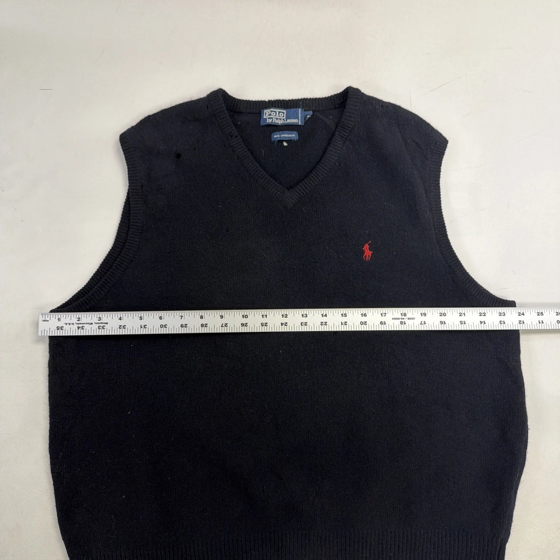 Vintage Polo Ralph Lauren Lambswool Sweater Vest Size Large