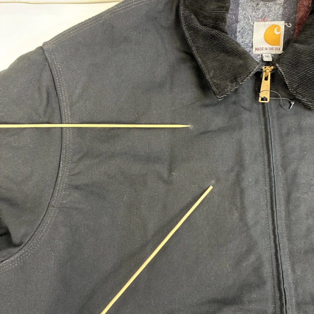 Carhartt Canvas Detroit Work Jacket Size 2XL