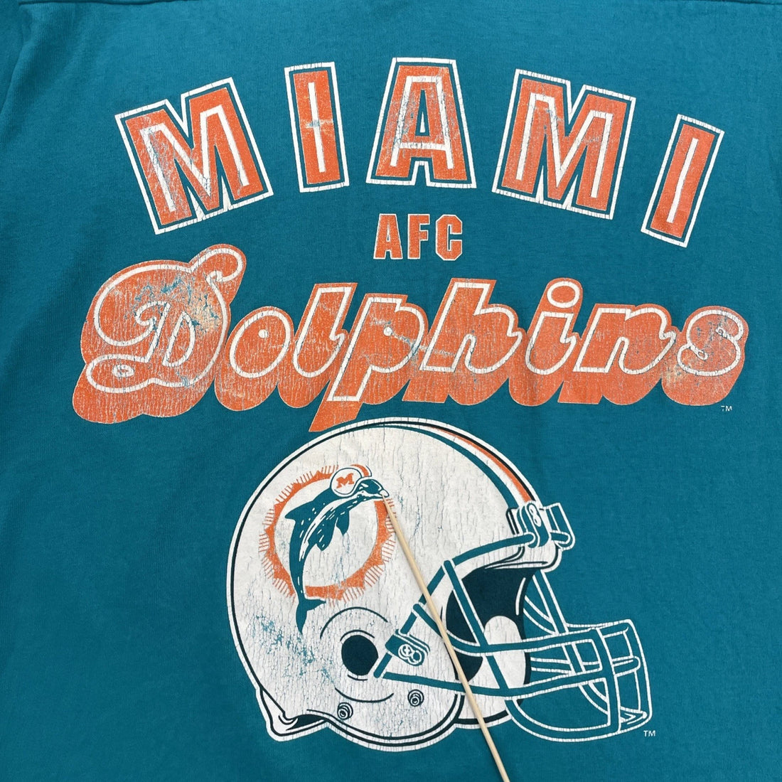 Vintage Miami Dolphins AFC Champs Jersey T-Shirt Size Large NFL