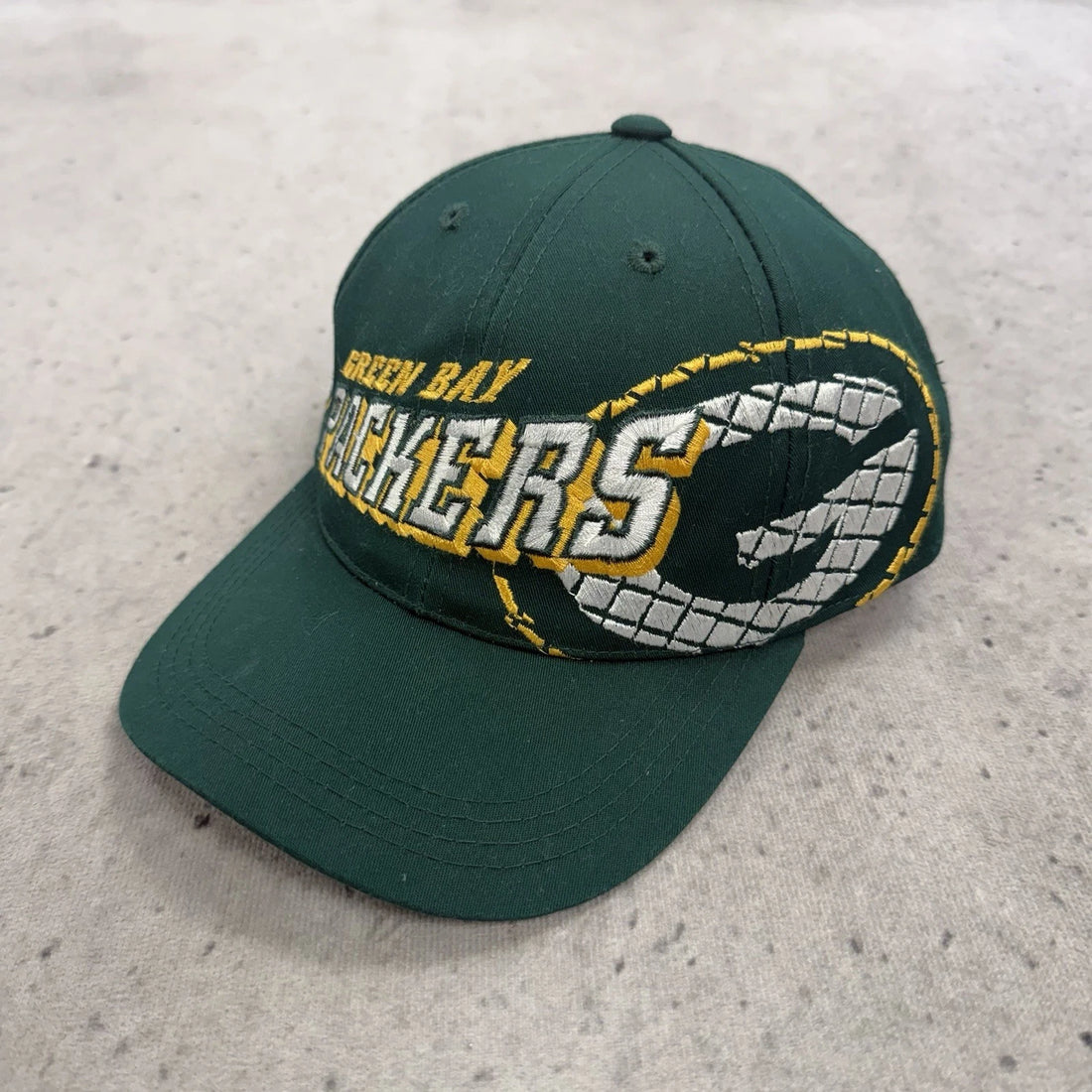Vintage Green Bay Packers Grid Sports Specialties Snapback Hat OSFA NFL