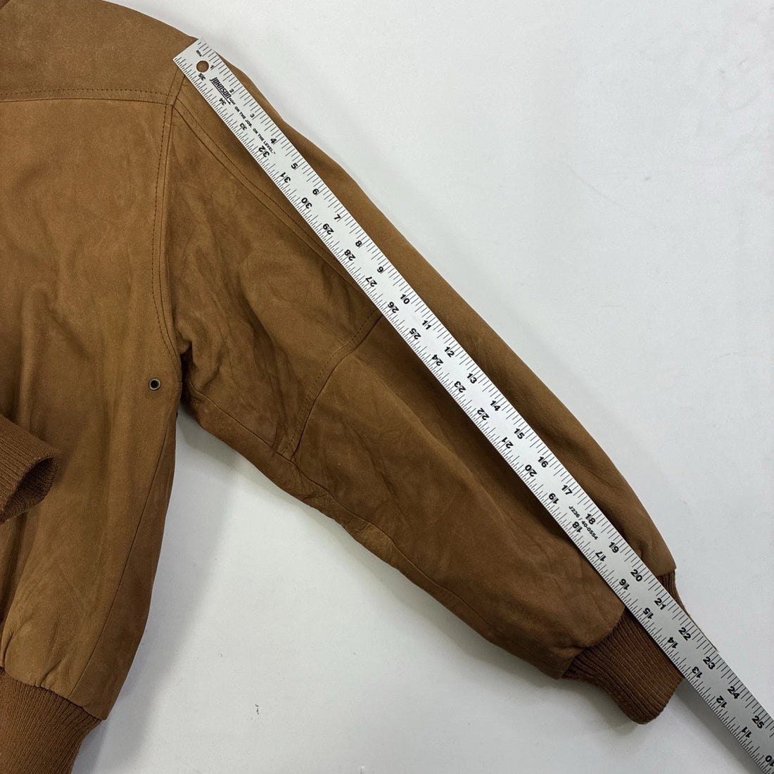 Leather Bomber Jacket Size Medium