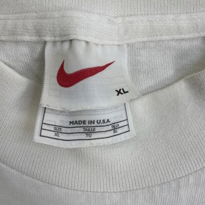 Vintage Nike Mock Neck Long Sleeve T-Shirt Size XL White
