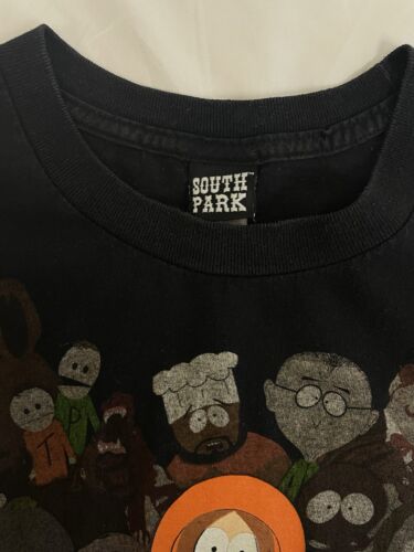 South Park Cast T-Shirt Size Large Cartoon TV Promo 2009