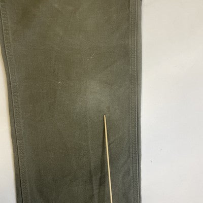 Carhartt Canvas Carpenter Work Pants Size 32 X 34 Green