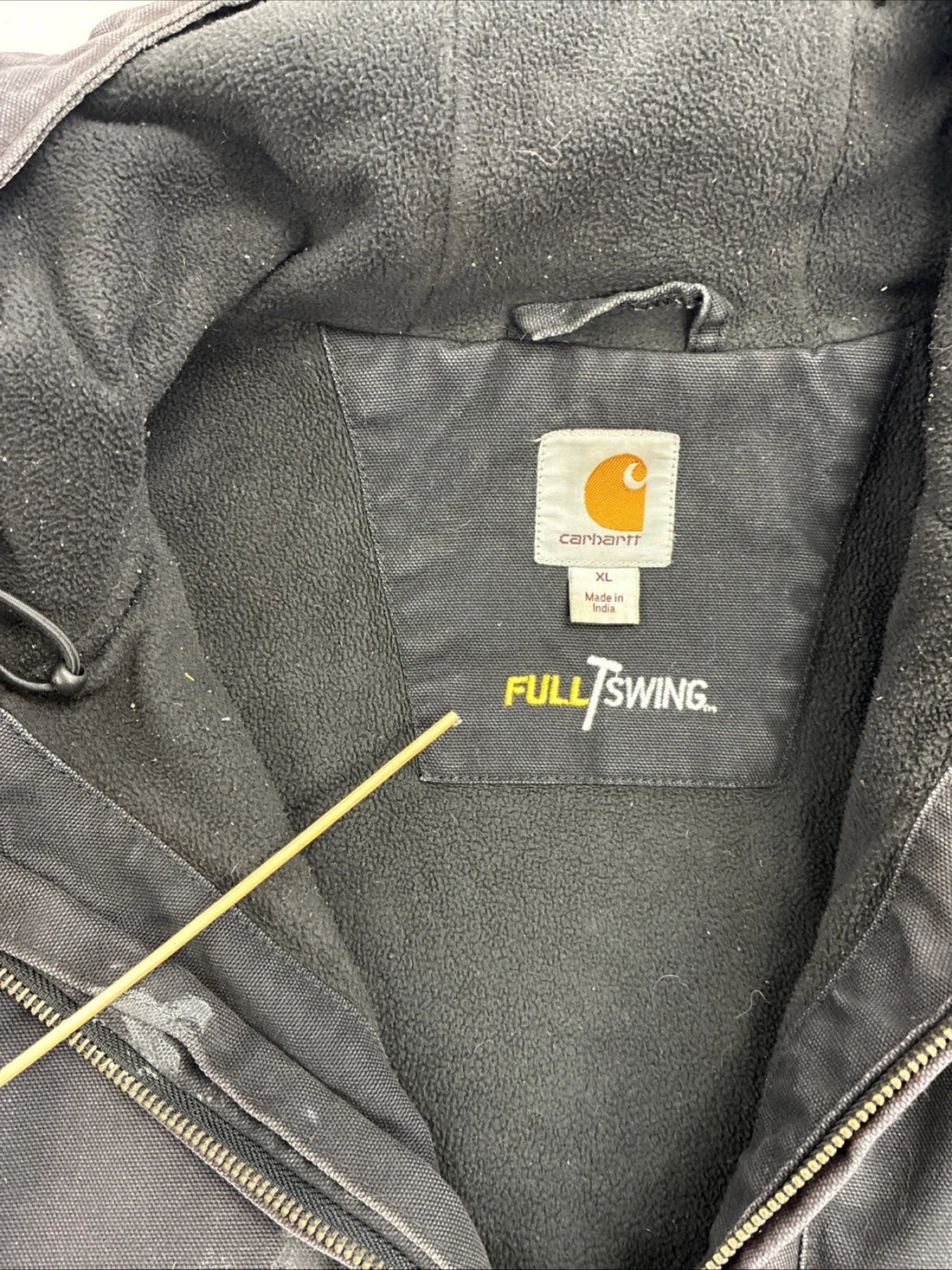 Carhartt Canvas Full Swing Work Jacket Size XL Paint