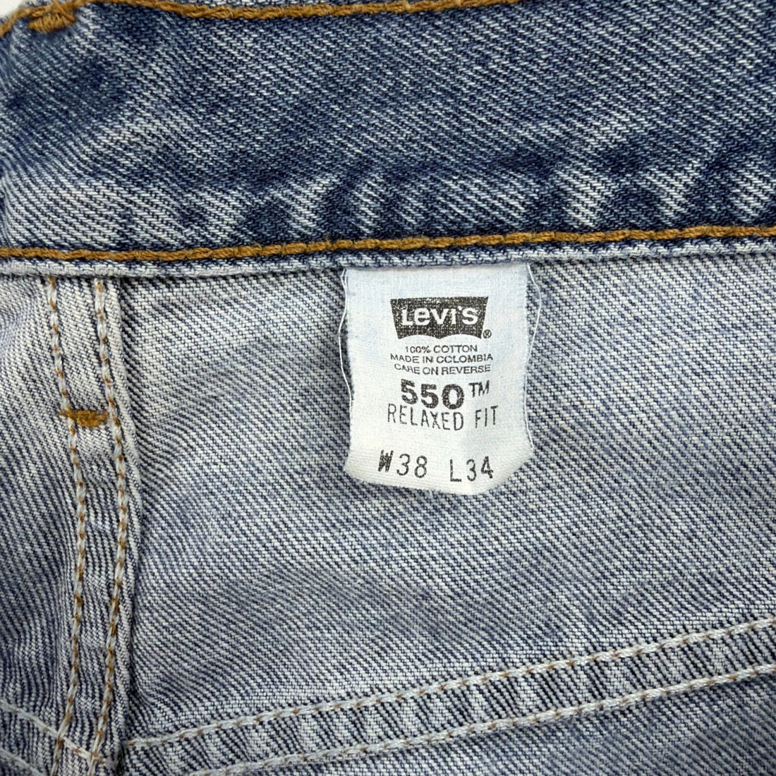 Vintage Levi Strauss & Co. 550 Denim Jeans Pants Size 38 X 34 Relaxed Fit