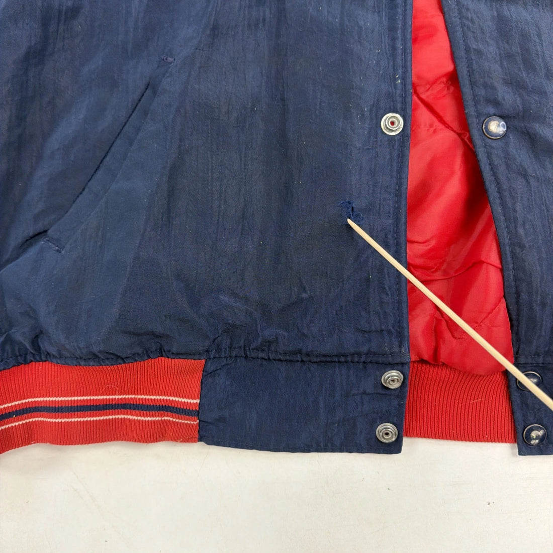 Vintage Cleveland Indians Starter Jacket Size 2XL Diamond Collection MLB