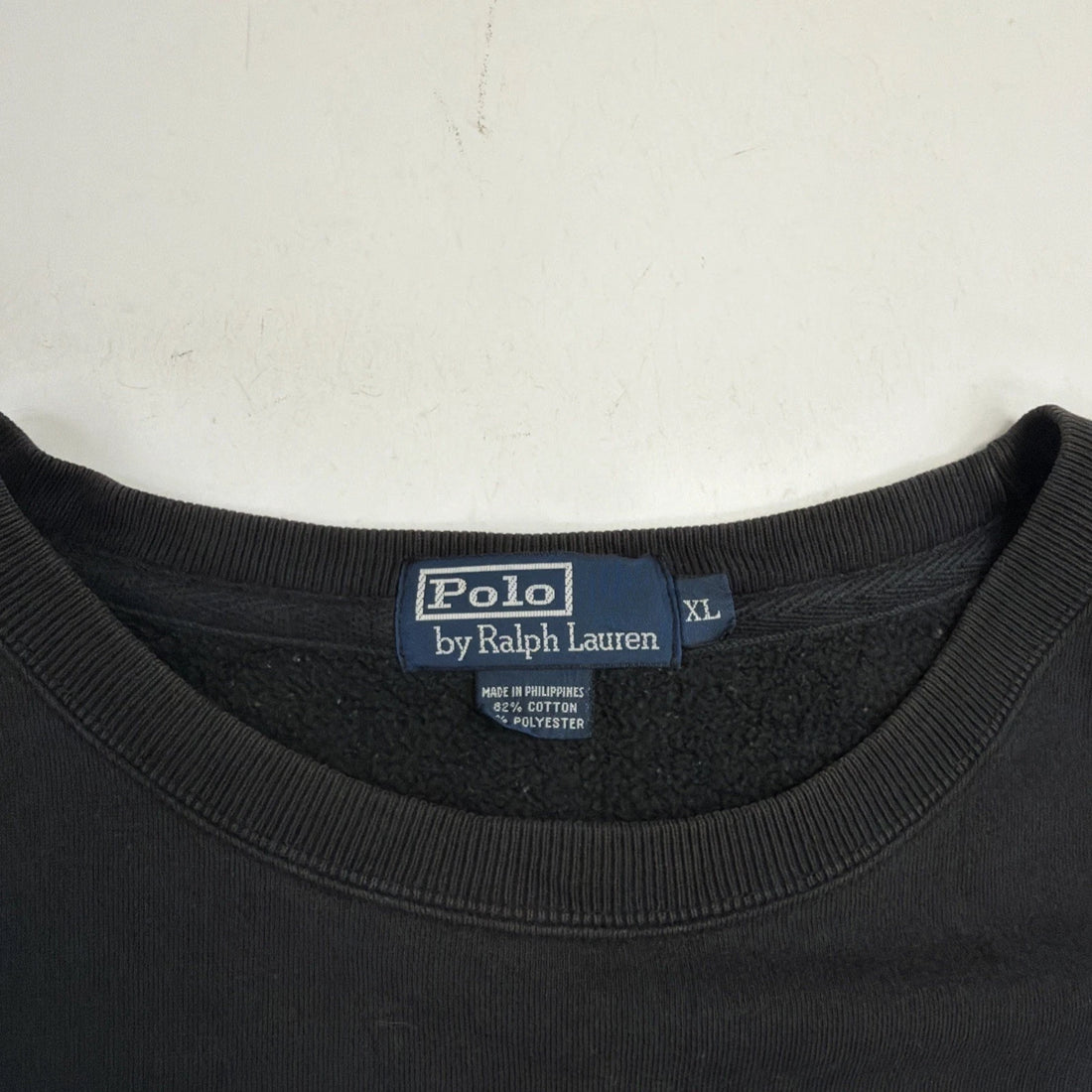 Vintage Polo Ralph Lauren Crewneck Sweatshirt Size XL Black