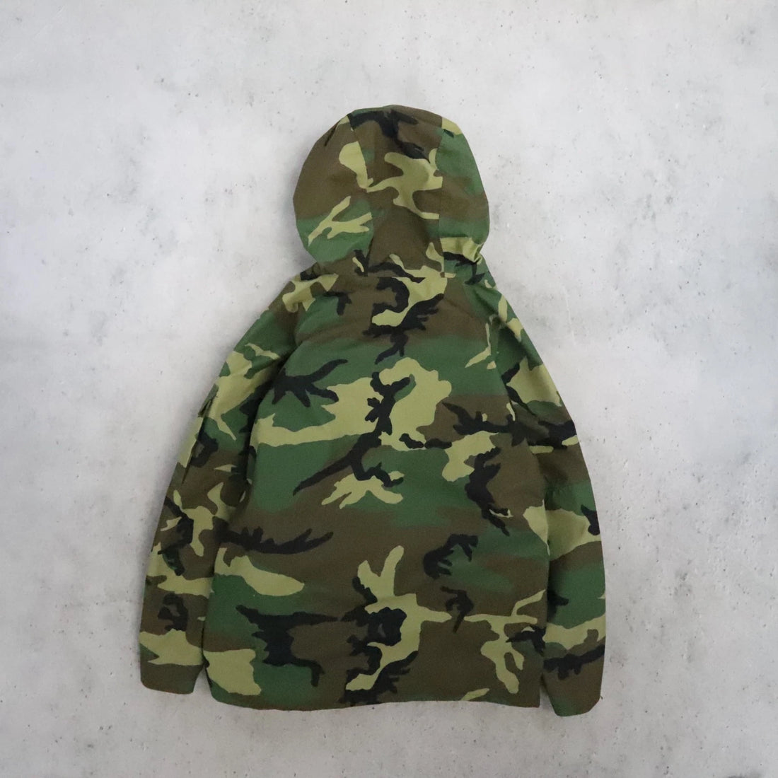 Cold Weather Parka Woodland Camo Military Army Jacket Size Large