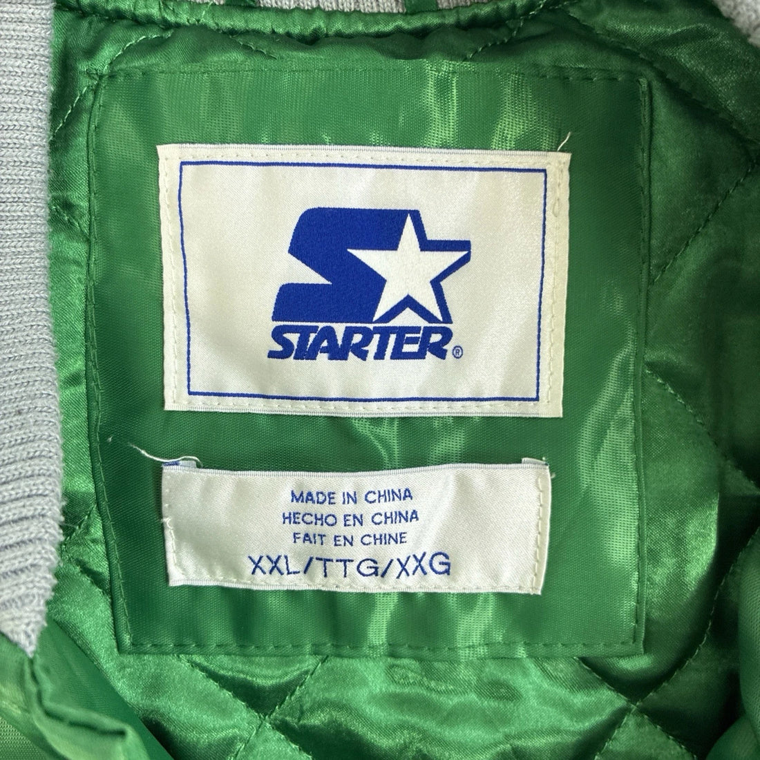 Philadelphia Eagles Starter Satin Bomber Jacket Size 2XL NFL