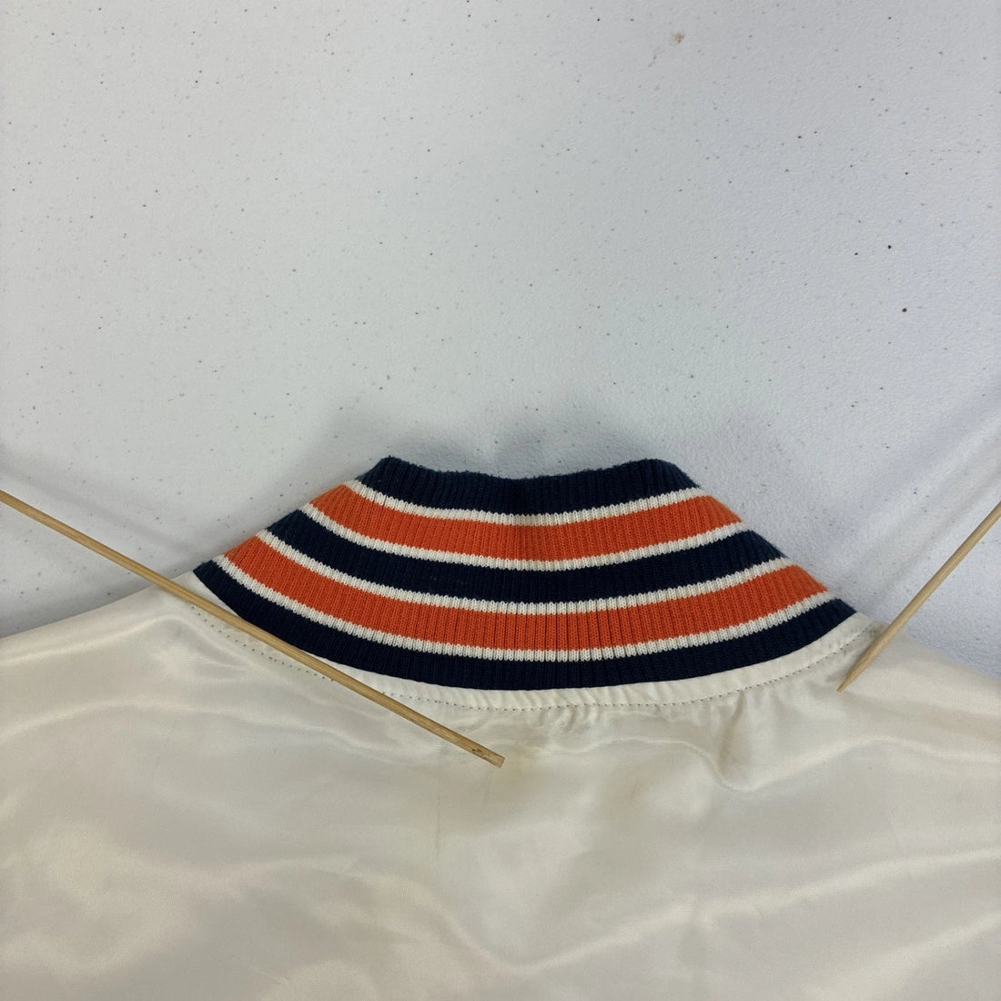 Detroit Tigers Starter Satin Bomber Jacket Size XL MLB