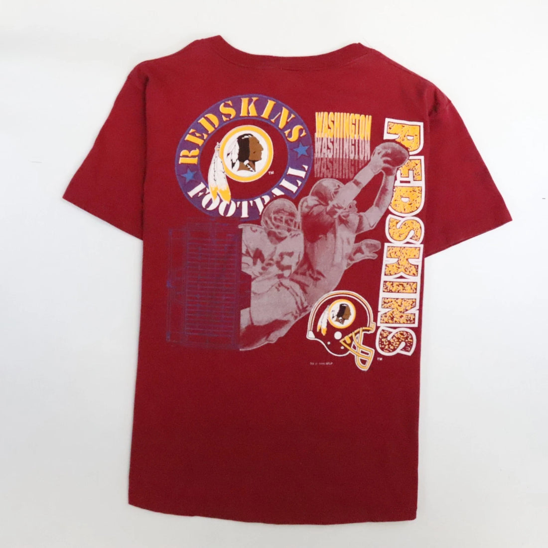 Vintage Washington Redskins T-Shirt Size XL Double Sided 90s NFL