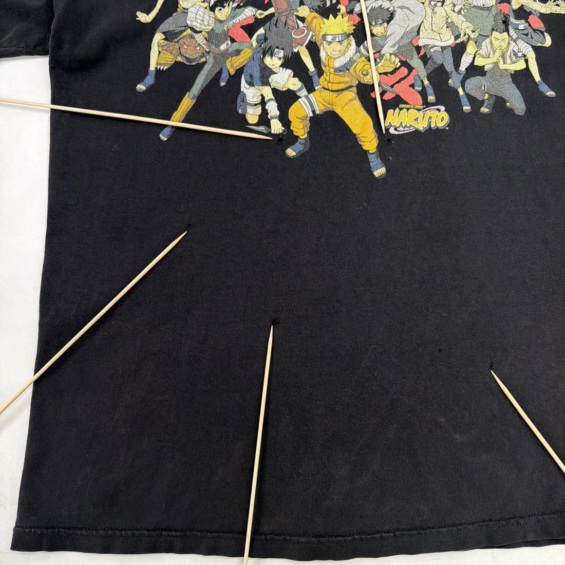 Vintage Naruto T-Shirt Size XL Shonen Jump Anime Manga 2002