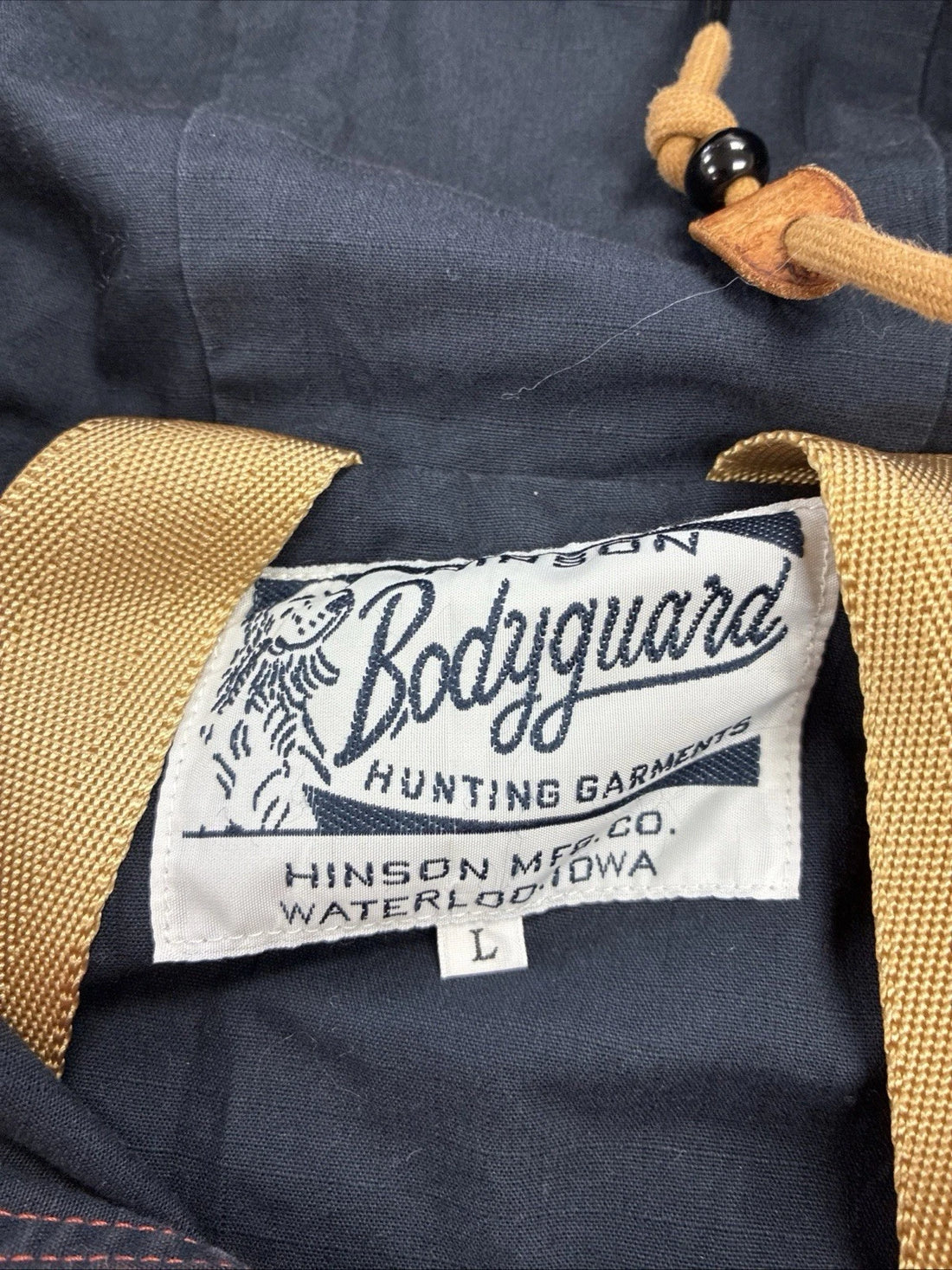 Hinson Bodyguard Hunting Coat Jacket Size Large