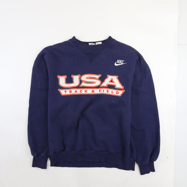 Vintage Nike Track & Field Team USA Crewneck Sweatshirt Size