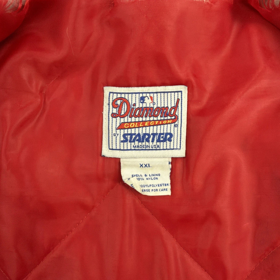 Vintage Cleveland Indians Starter Jacket Size 2XL Diamond Collection MLB