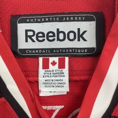 White Hawks Reebok Authentic Hockey Jersey Size 58 Goalie Style