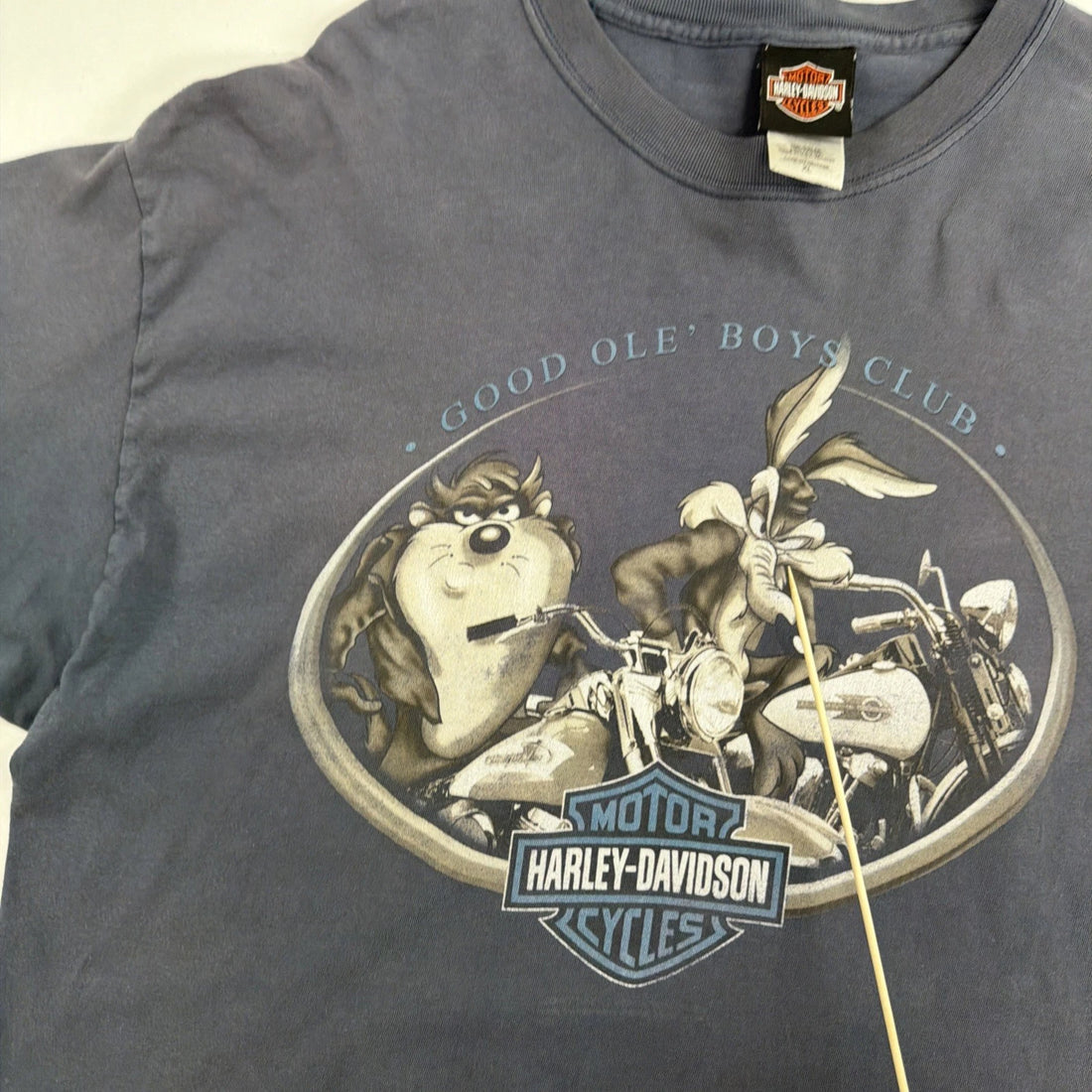 Harley Davidson Motorcycles Good Ole Boys Club Looney Tunes T-Shirt Size XL