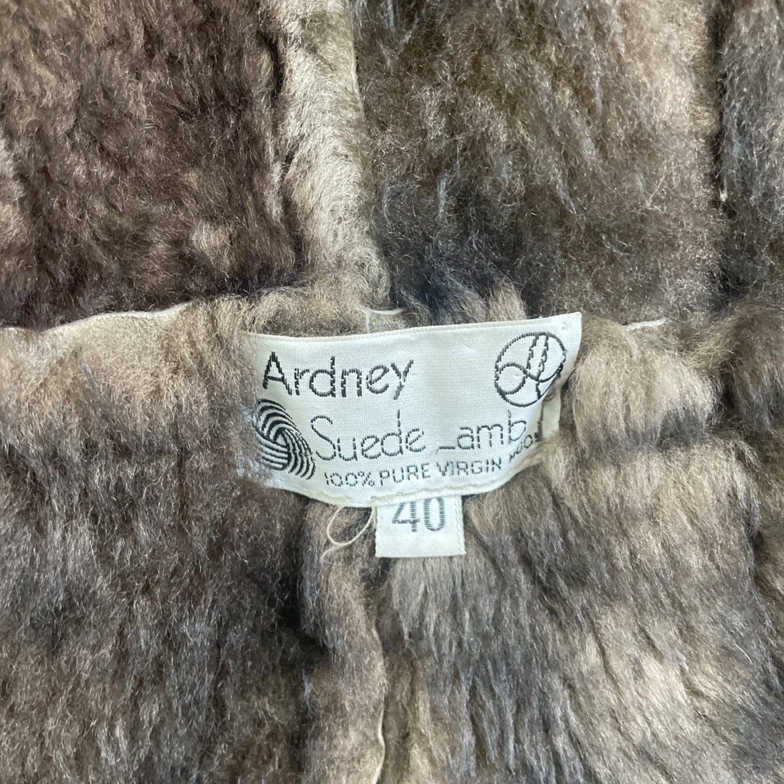 Ardney Suede Lamb Shearling Jacket Size 40