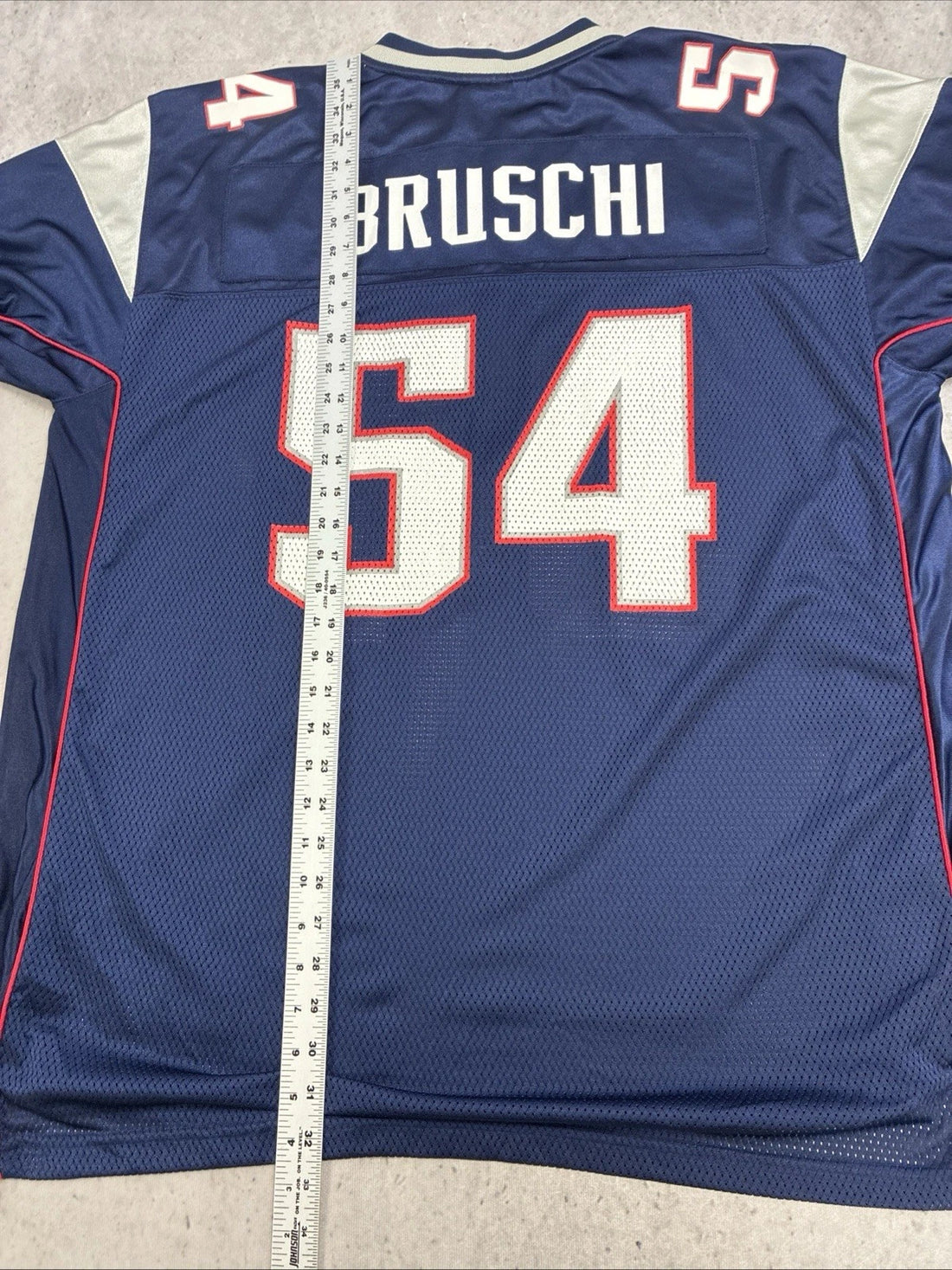 Vintage New England Patriots Tedy Bruschi Reebok Jersey Size XL NFL