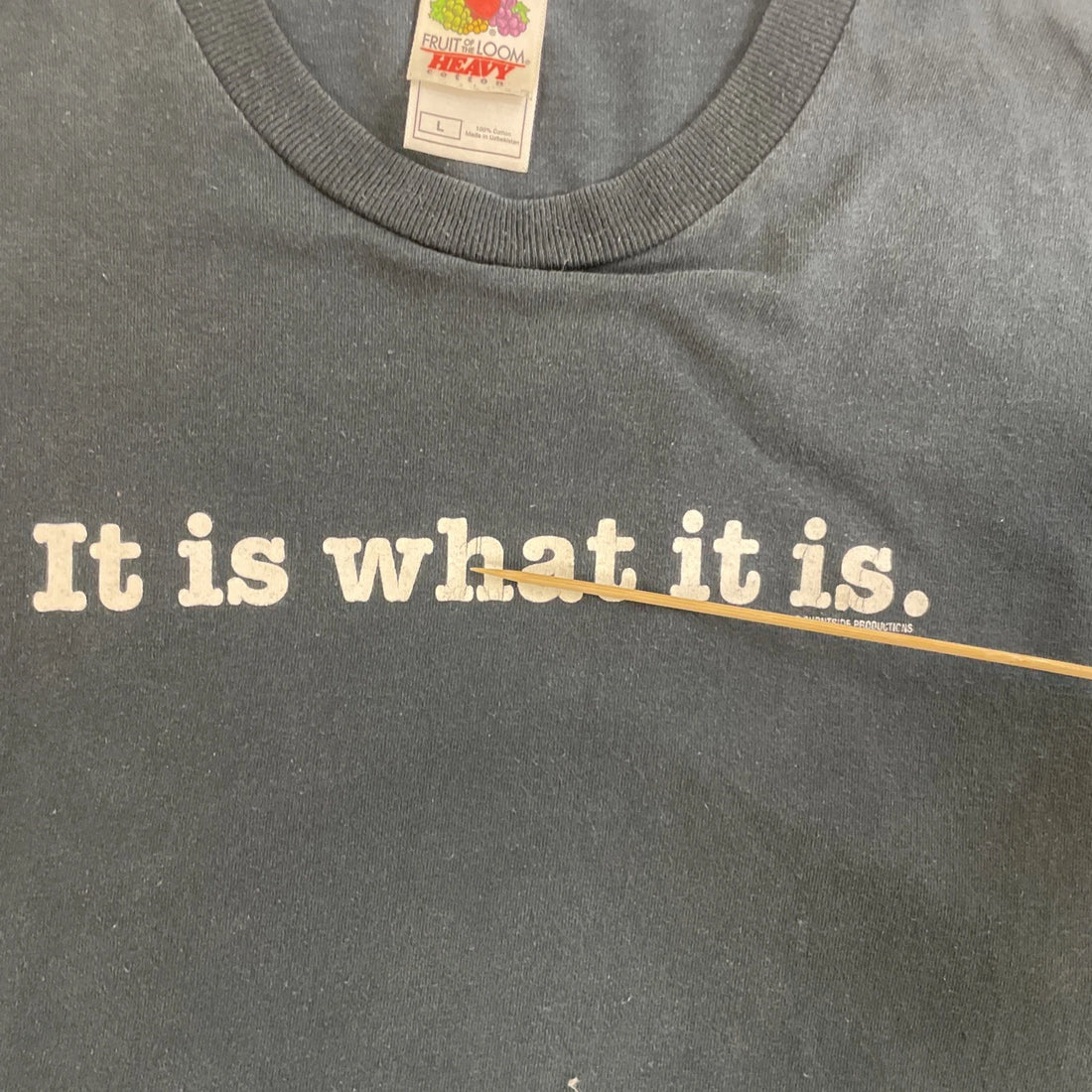 It Is What It Is T-Shirt Size Large Humor Gag