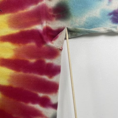 Vintage Kiss Destroyer Tie Dye T-Shirt Size XL Band Tee 1997 90s