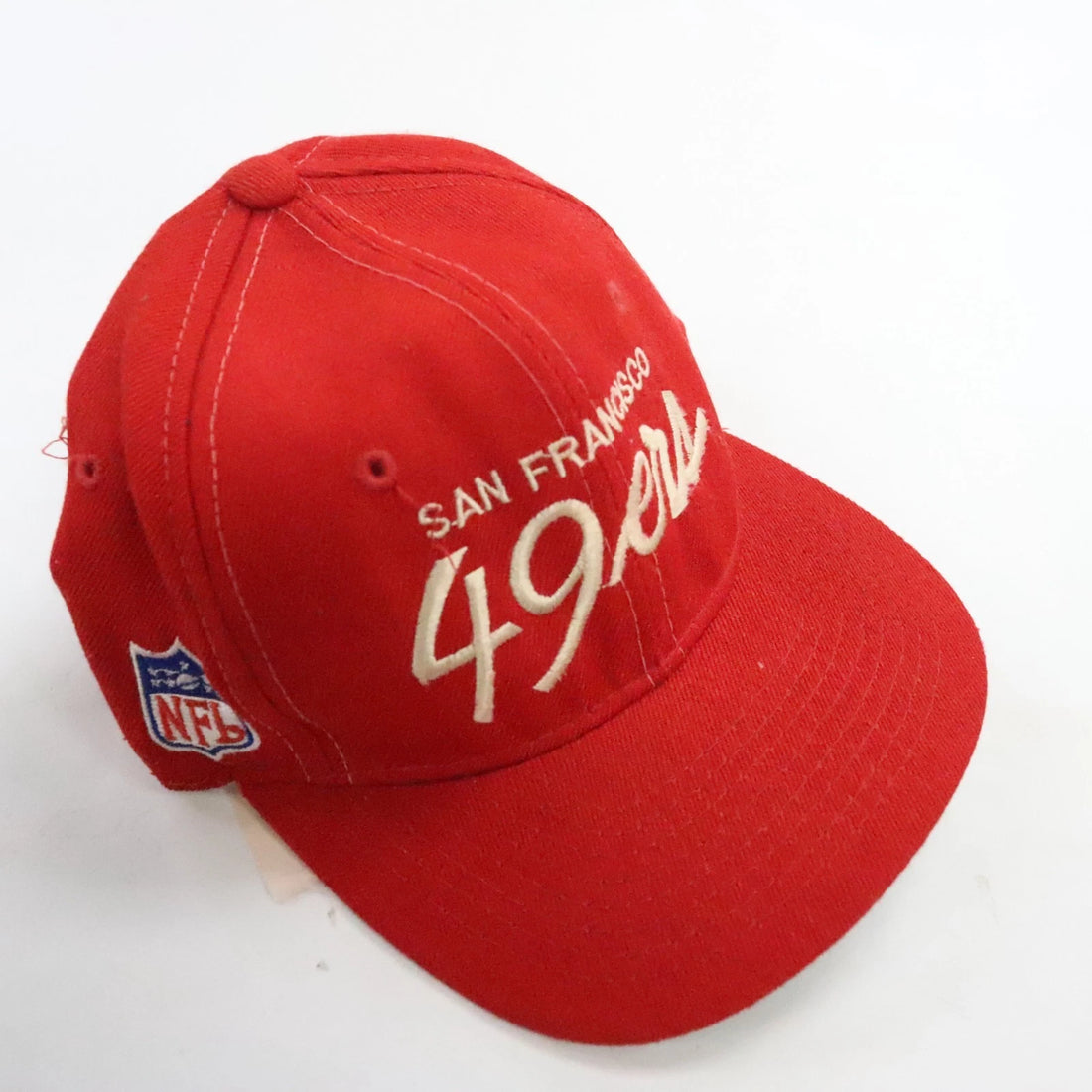 Vintage San Francisco 49ers Script Wool Snapback Hat Cap OSFA 90s NFL