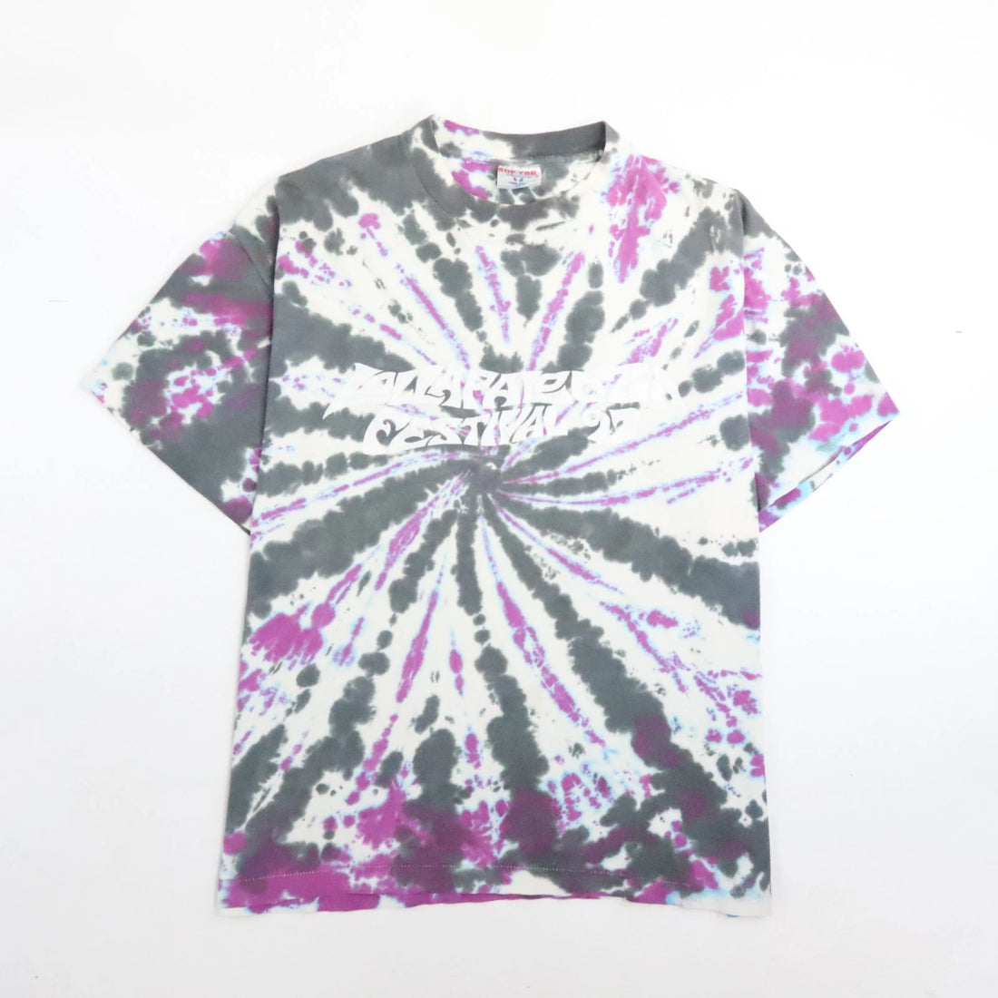 Vintage Lollapalooza Music Festival Tie Dye T-Shirt Size XL 1992 90s