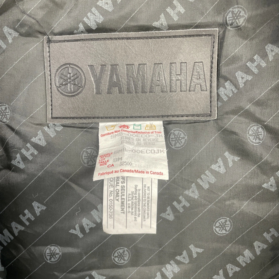 Vintage Yamaha Snowmobile Racing Jacket Size Small