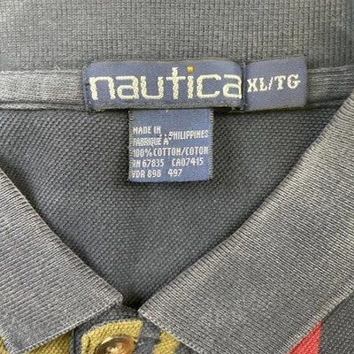 Vintage Nautica Rugby Shirt Size XL Striped Long Sleeve