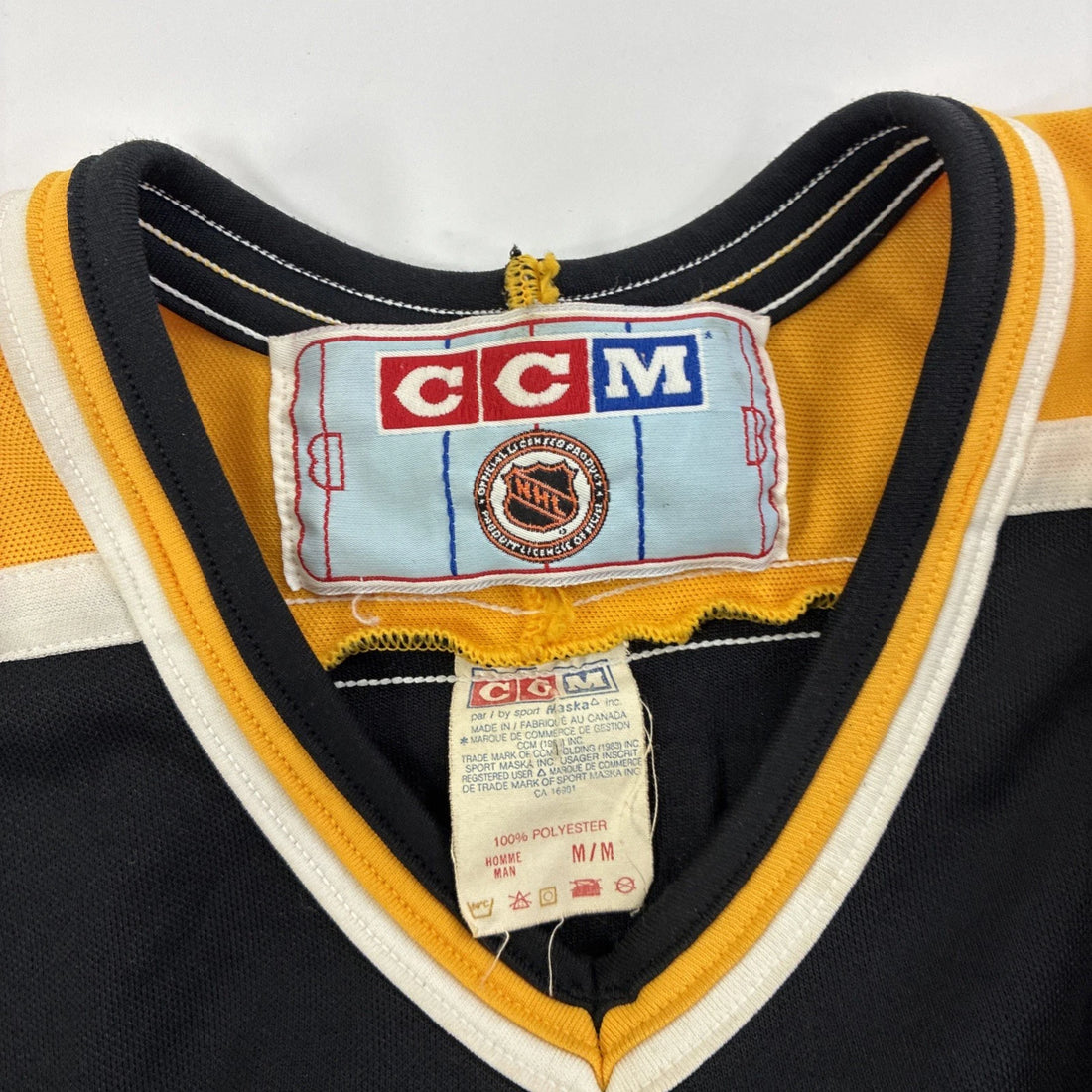 Vintage Boston Bruins Ray Bourque CCM Jersey Size Medium NHL