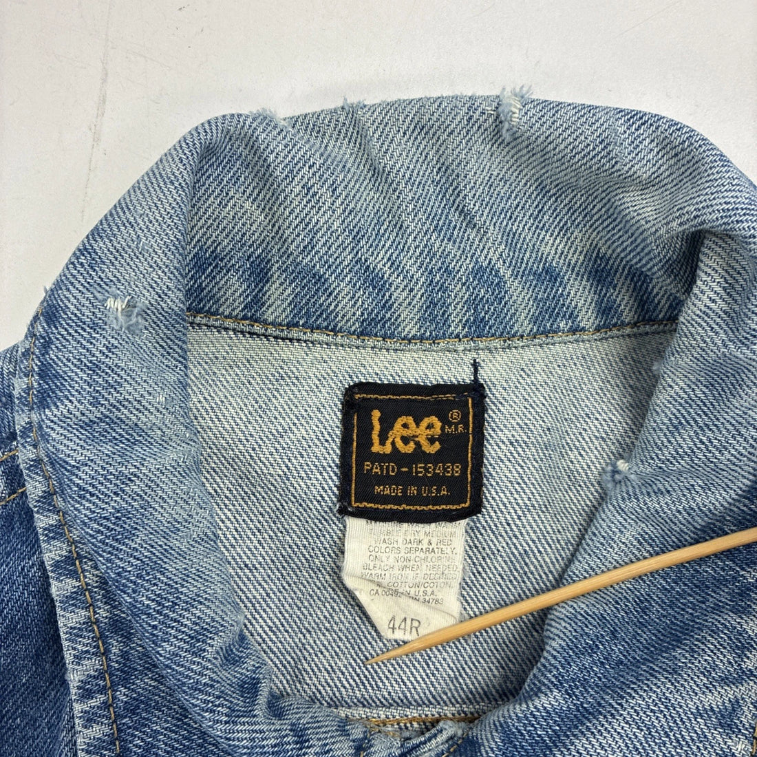 Vintage Lee Denim Jacket Size 44R