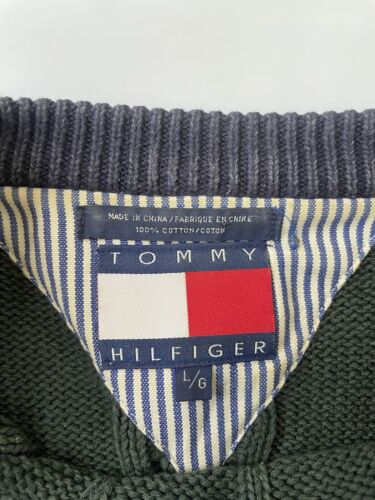 Tommy Hilfiger Crewneck Sweater Size Large Striped