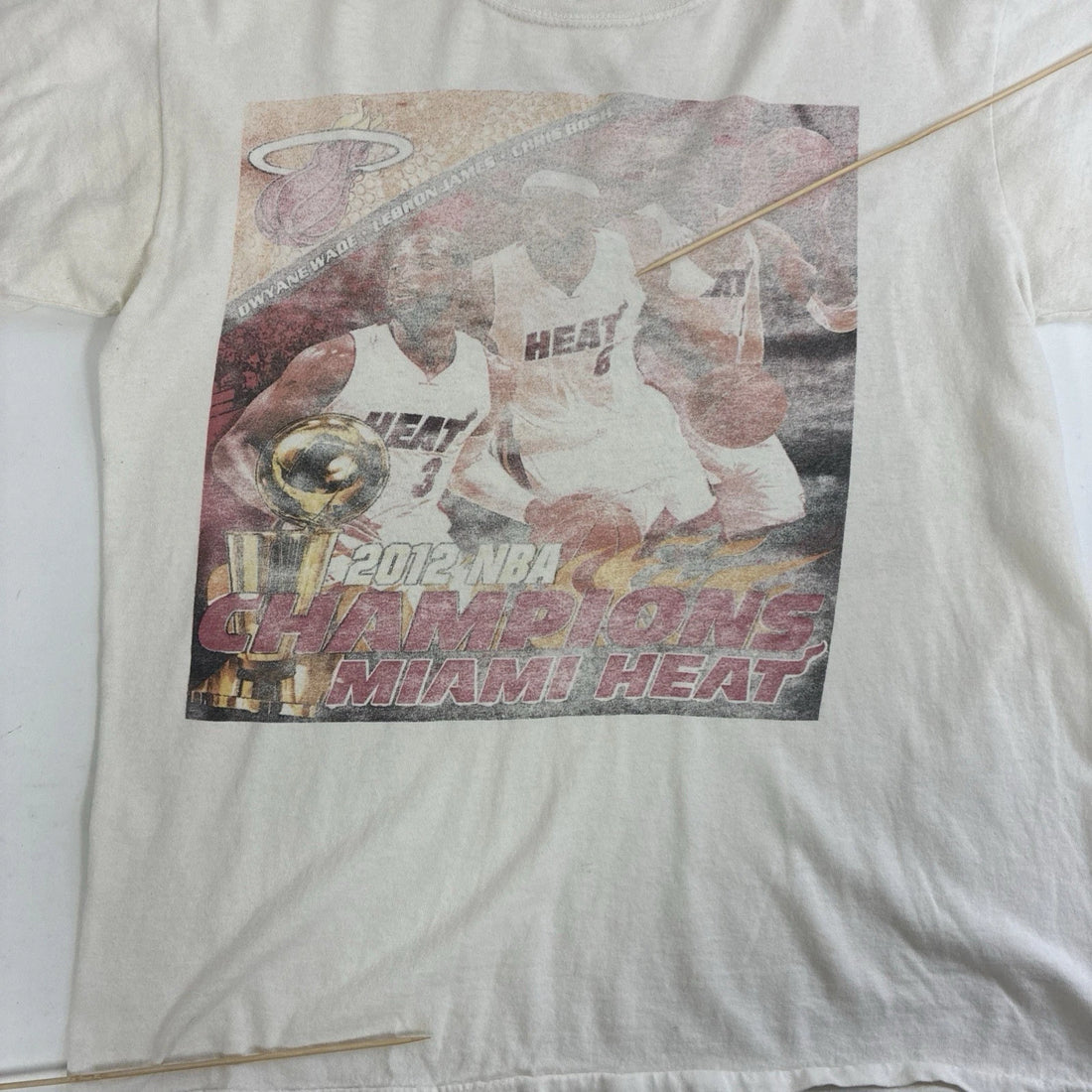 Miami Heat 2012 NBA Champs T-Shirt Size Medium