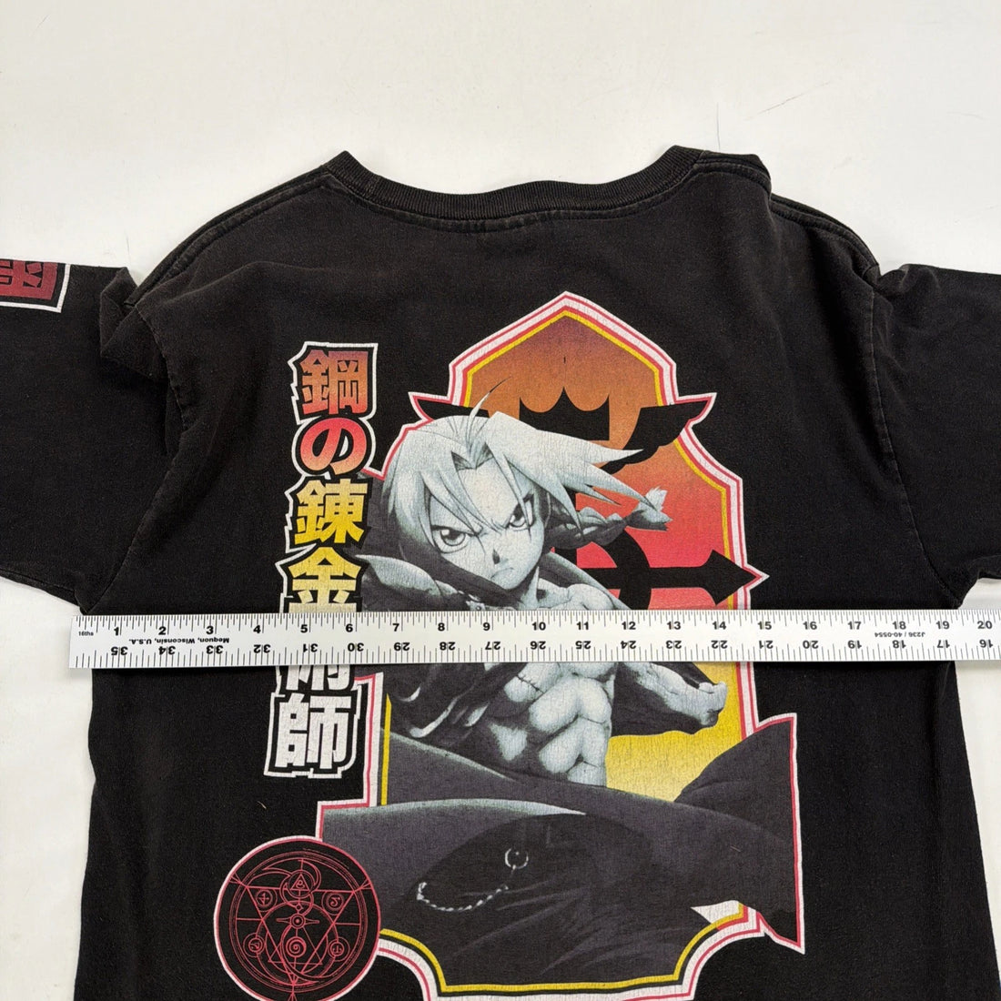 Vintage Full Metal Alchemist Long Sleeve T-Shirt Size Medium Anime Manga 2004
