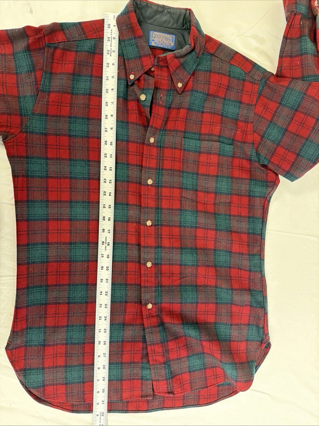 Vintage Pendleton Wool Fireside Button Up Shirt Size Medium
