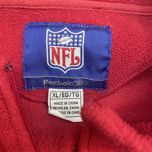 New York Giants Reebok Fleece Jacket Size XL NFL