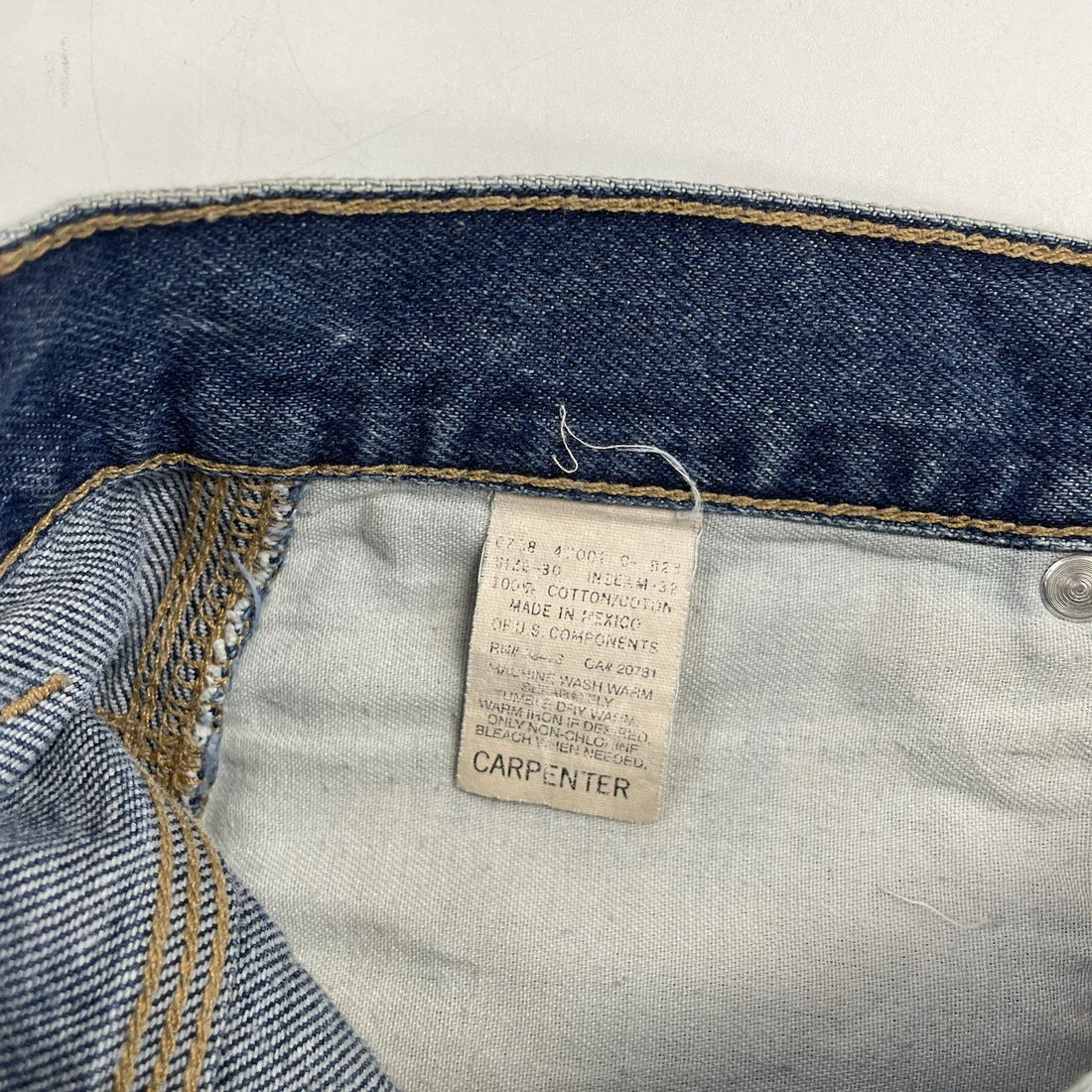 Vintage Tommy Hilfiger Carpenter Denim Jeans Pants Size 30 X 32 Blue