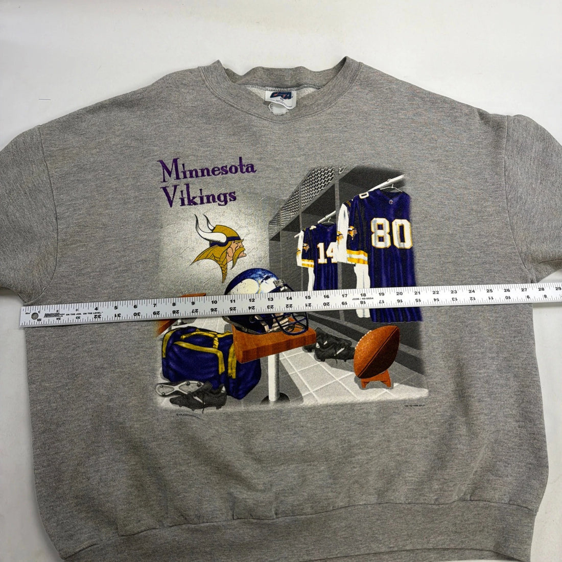 Vintage Minnesota Vikings Sweatshirt Crewneck Size 2XL 90s NFL