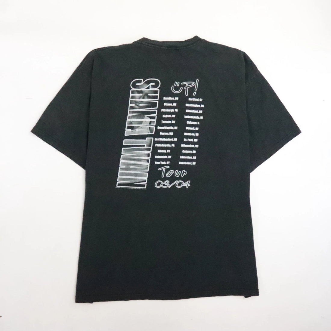 Vintage Shania Twain Up Tour T-Shirt Size XL 2003