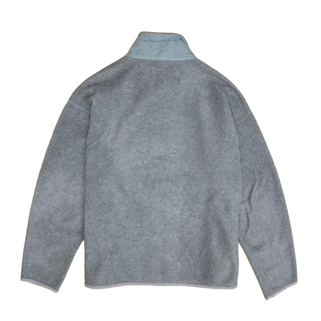 Vintage Patagonia Fleece Jacket Size Medium Gray Full Zip 90s